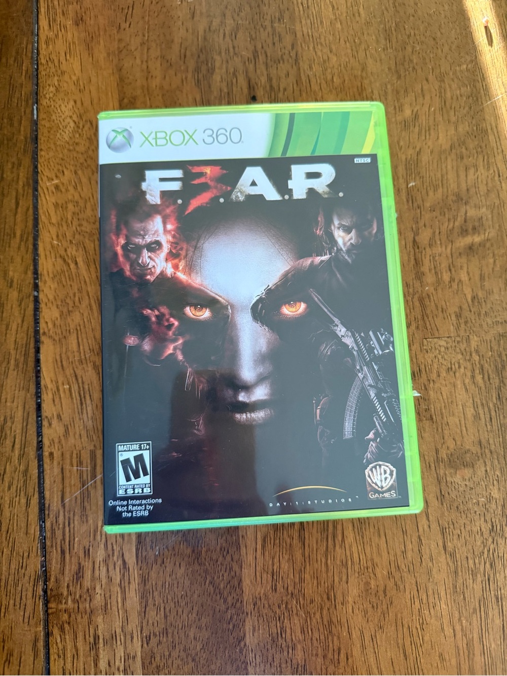 F.E.A.R. 3 Xbox 360 Game - Green Case